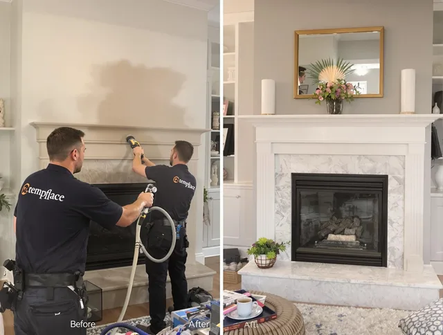 Professional soot removal by Weddington Chimney Sweep team in Weddington, NC